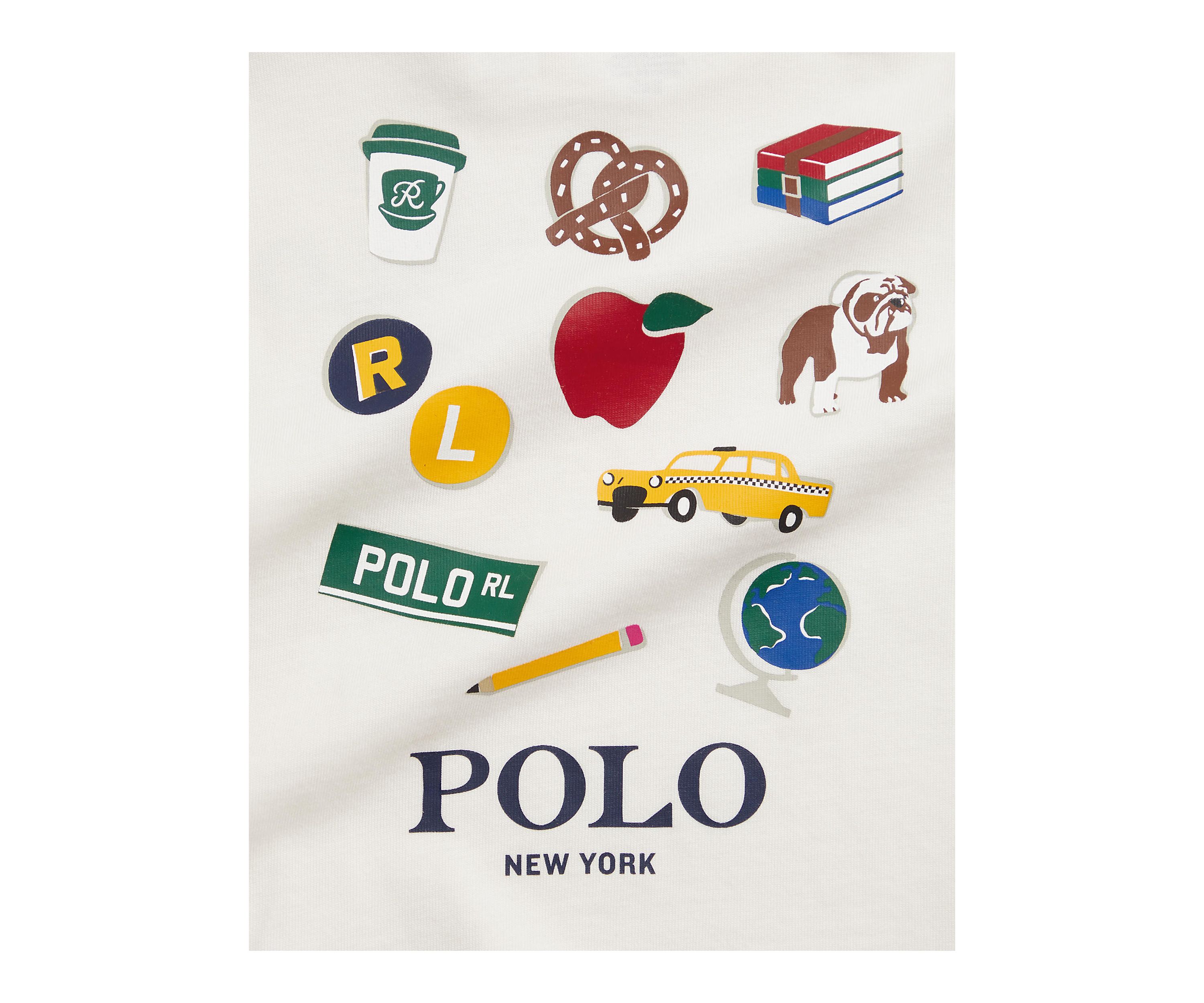 Baby Boys Cotton Jersey Long Sleeve Graphic T-Shirt