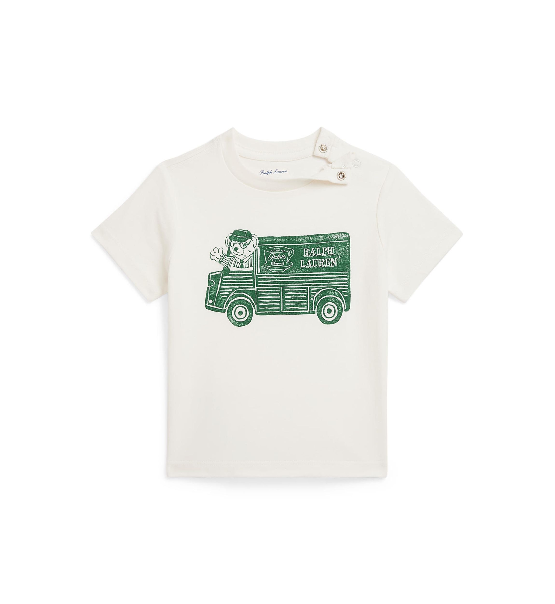 Ralph Lauren Childrenswear Baby Boys Ralph's Coffee Polo Bear Tee