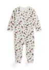 Baby Boys Polo Bear Cotton Footed Coverall