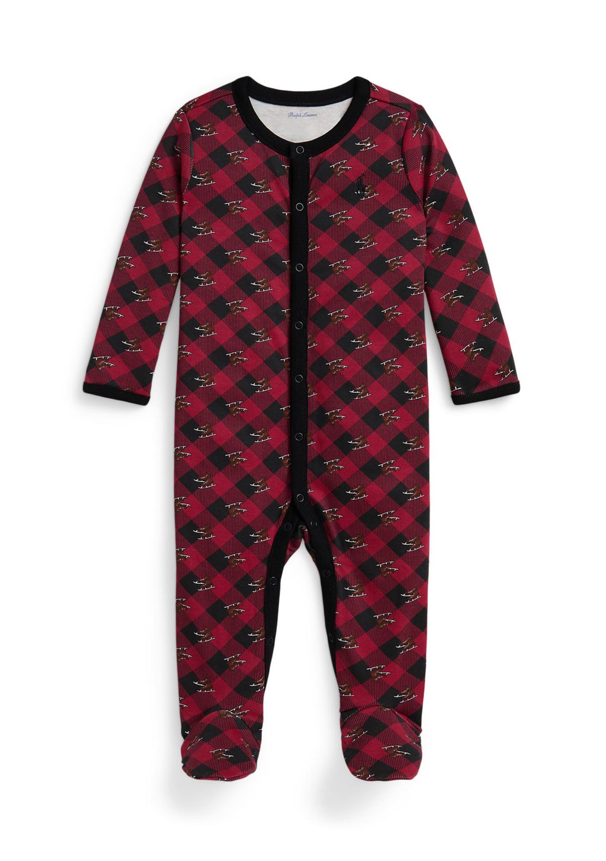 Baby Boys Ice Skate Cotton Interlock Coverall