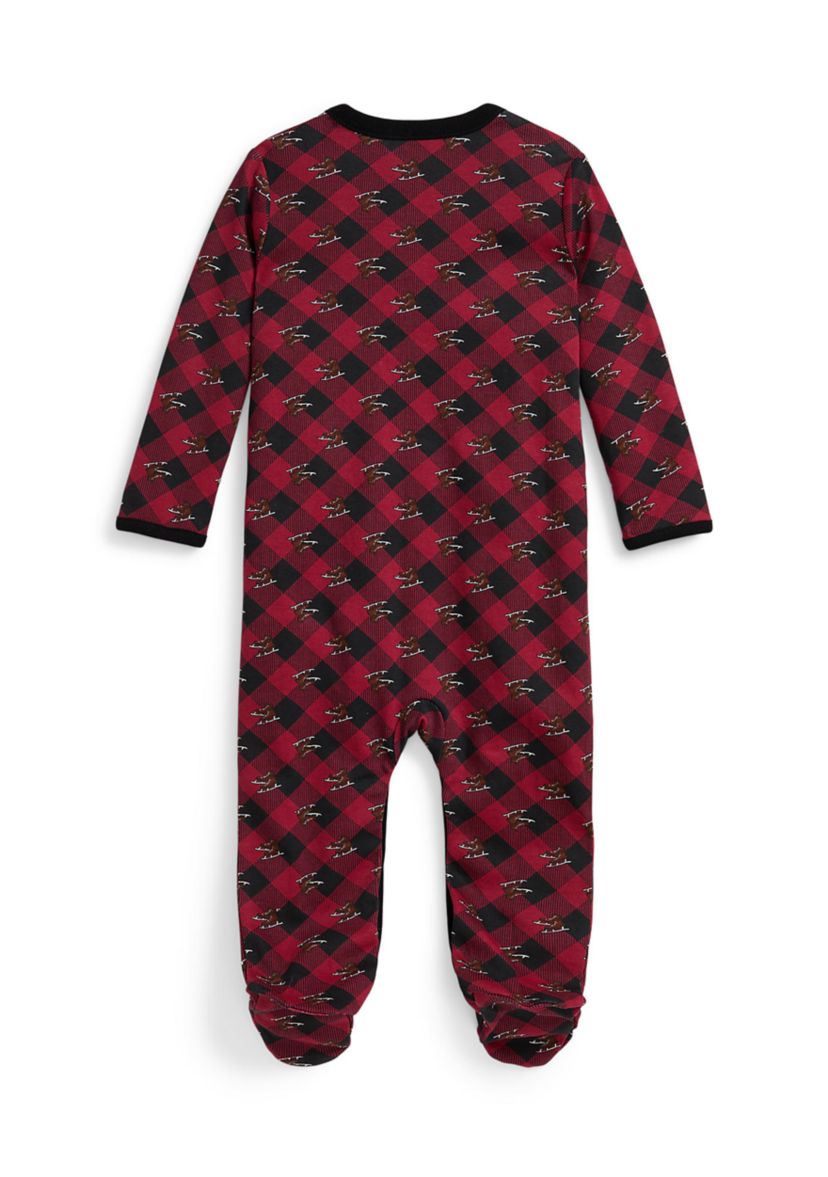 Baby Boys Ice Skate Cotton Interlock Coverall