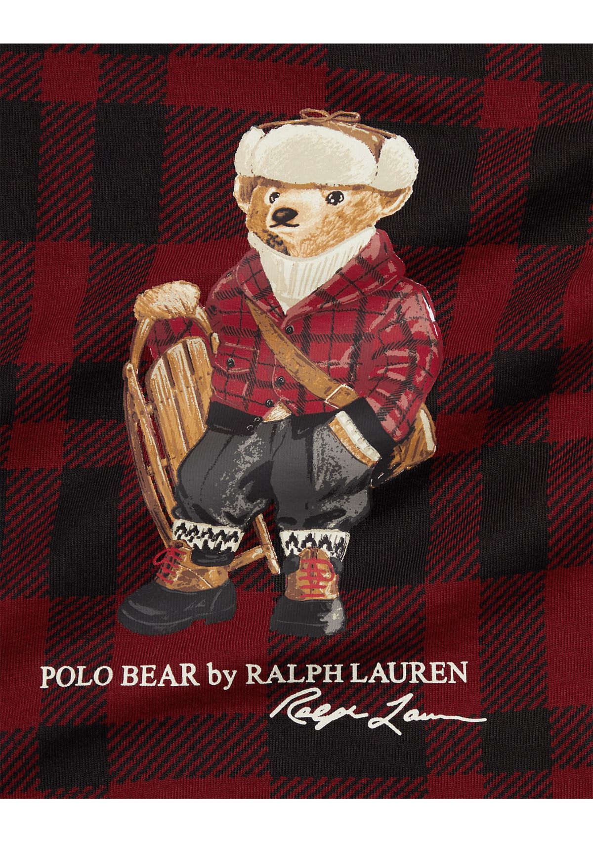 Baby Boys Polo Bear Jersey Tee & Fleece Pant Set