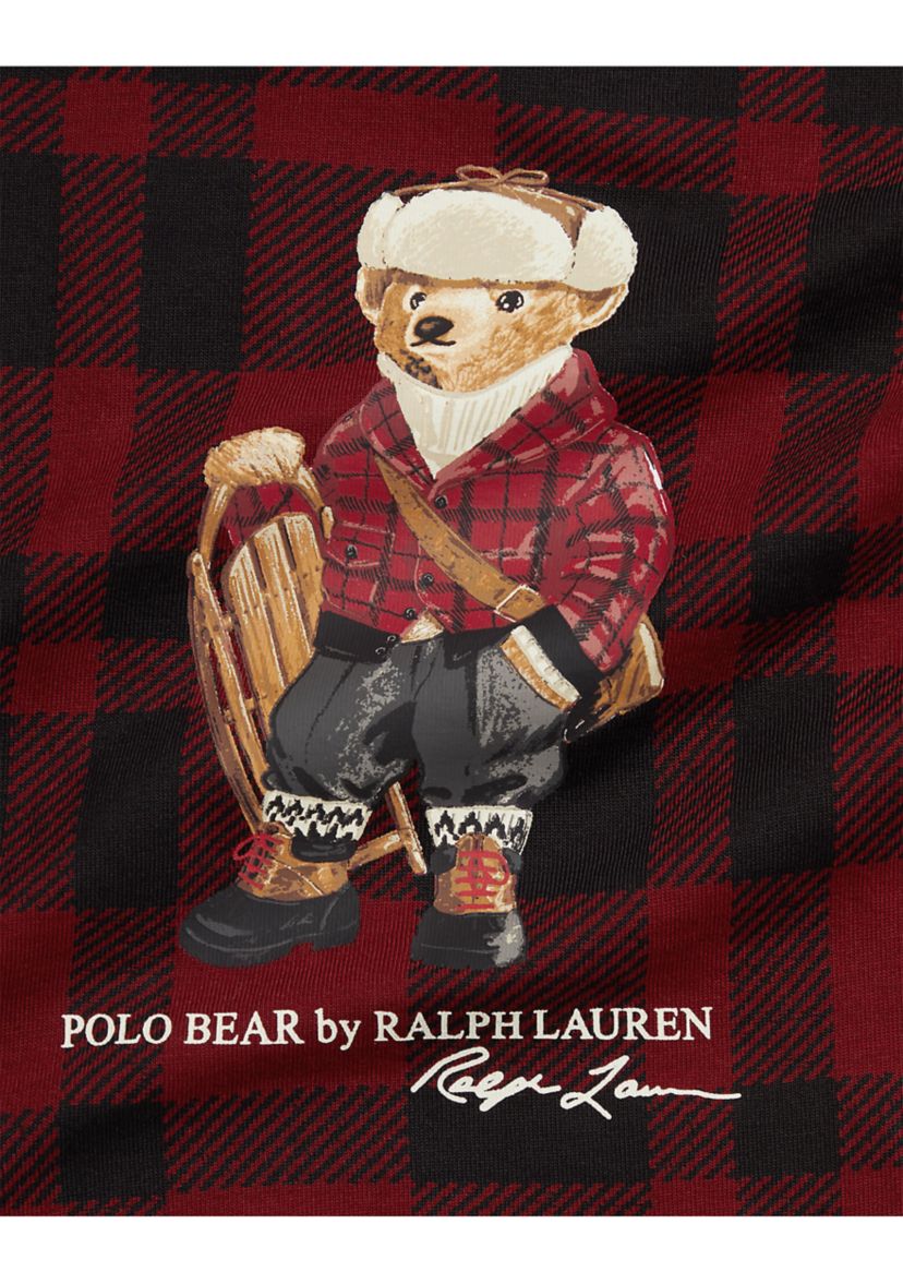 Baby Boys Polo Bear Jersey Tee & Fleece Pant Set