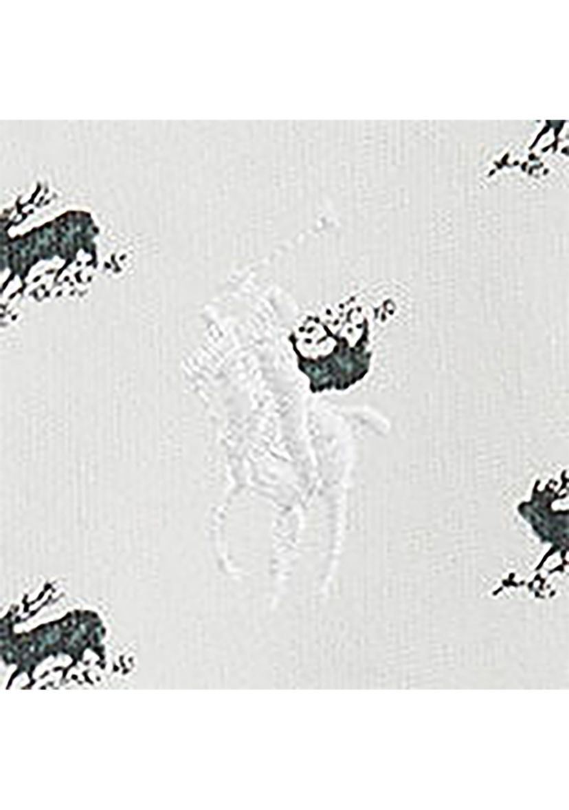 Baby Boys Elk-Print Fleece Coverall