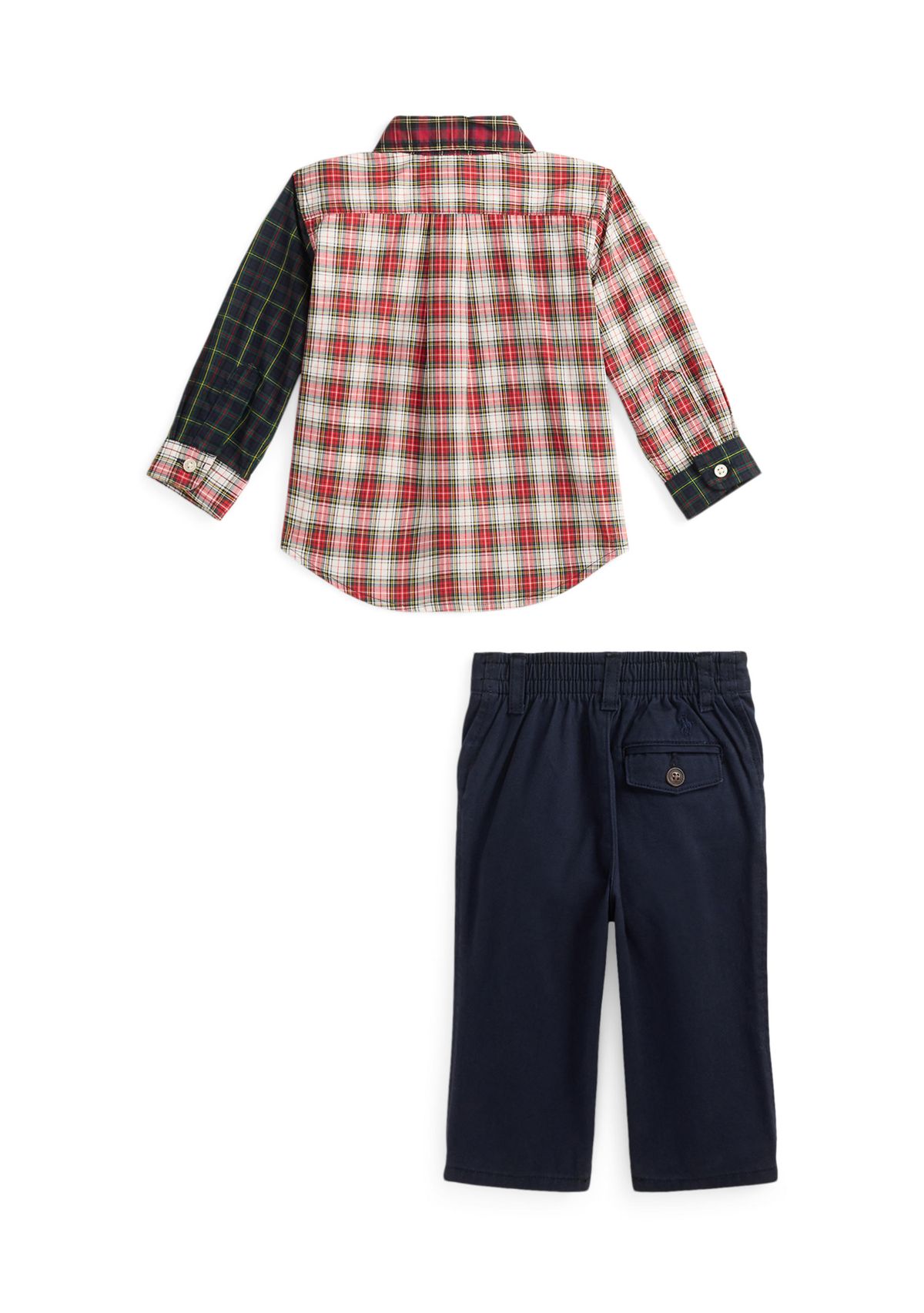 Baby Boys Polo Bear Jersey Tee & Fleece Pant Set