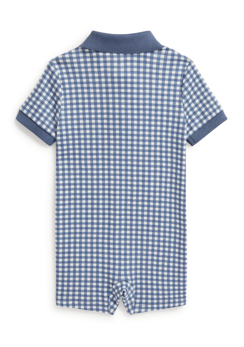 Ralph Lauren Childrenswear Baby Boys Gingham Soft Cotton Polo