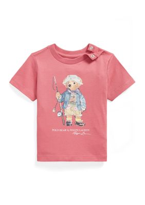 Ralph Lauren Childrenswear Baby Boys Polo Bear Cotton Jersey Shirt