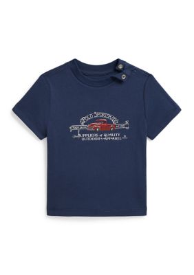 Ralph Lauren Childrenswear Baby Boys Polo Sportsman Cotton Jersey Tee