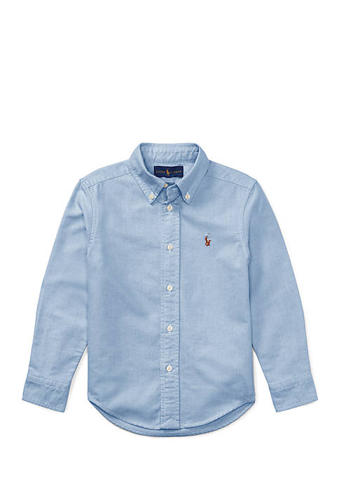 Ralph Lauren Childrenswear Toddler Boys Cotton Oxford Shirt