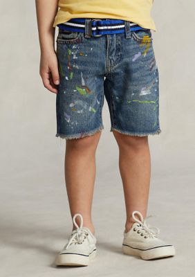 Ralph Lauren Childrenswear Toddler Boys Paint Splatter Sullivan Slim Denim  Shorts | belk