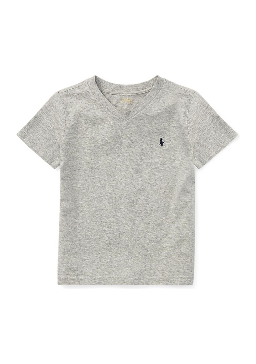 Toddler Boys Cotton Jersey V-Neck T-Shirt 