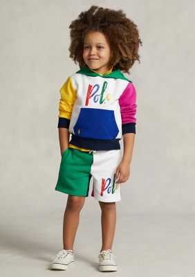 Polo Ralph Lauren Little Boy's Painterly Logo Fleece Joggers