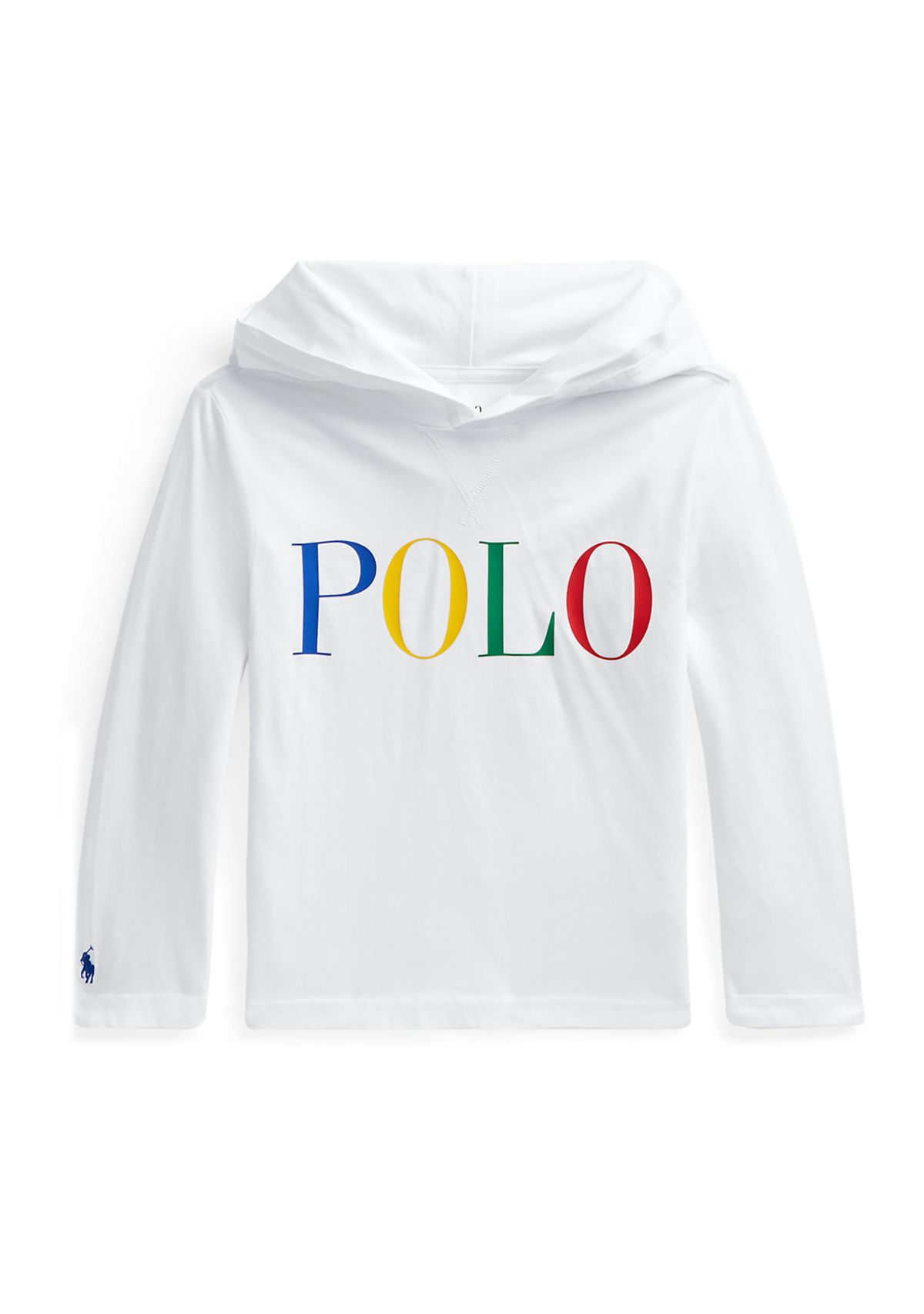 Toddler Boys Logo Cotton Jersey Hooded T-Shirt