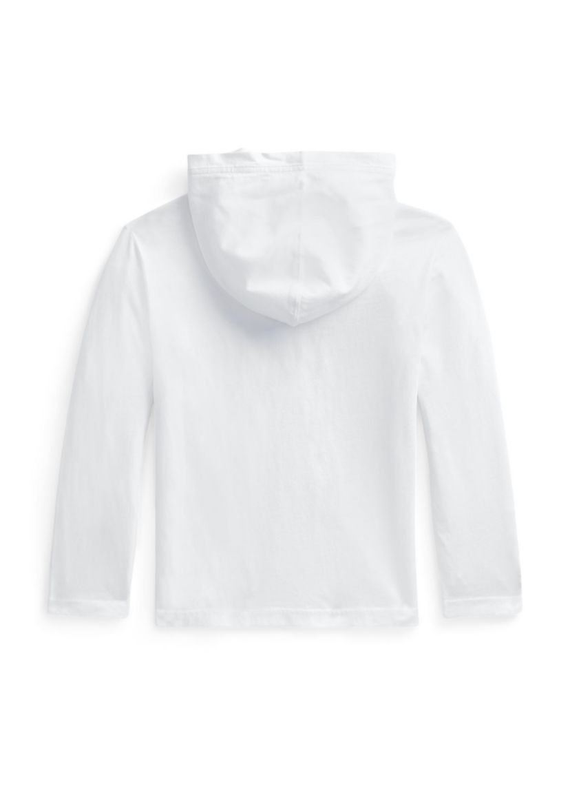 Toddler Boys Logo Cotton Jersey Hooded T-Shirt