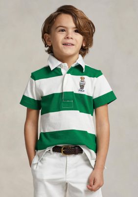 soltar regular Divertidísimo Ralph Lauren Childrenswear Toddler Boys Polo Bear Striped Cotton Rugby Shirt  | belk