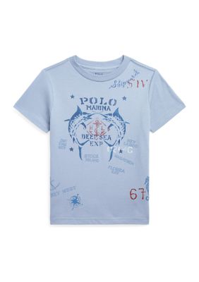 Ralph Lauren Childrenswear Toddler Boys Polo Marina Cotton Jersey T-Shirt