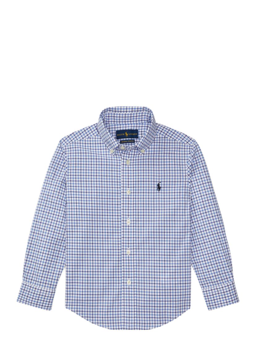 Boys 2-7 Cotton Poplin Sport Shirt