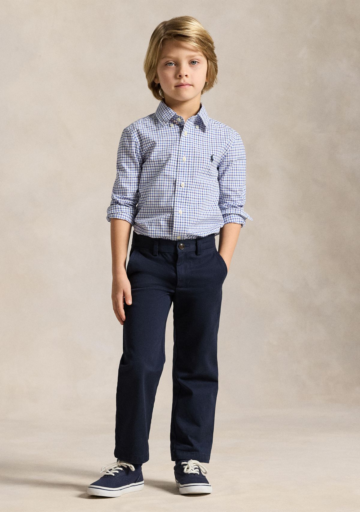 Boys 2-7 Cotton Poplin Sport Shirt