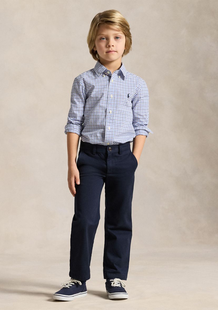 Boys 2-7 Cotton Poplin Sport Shirt