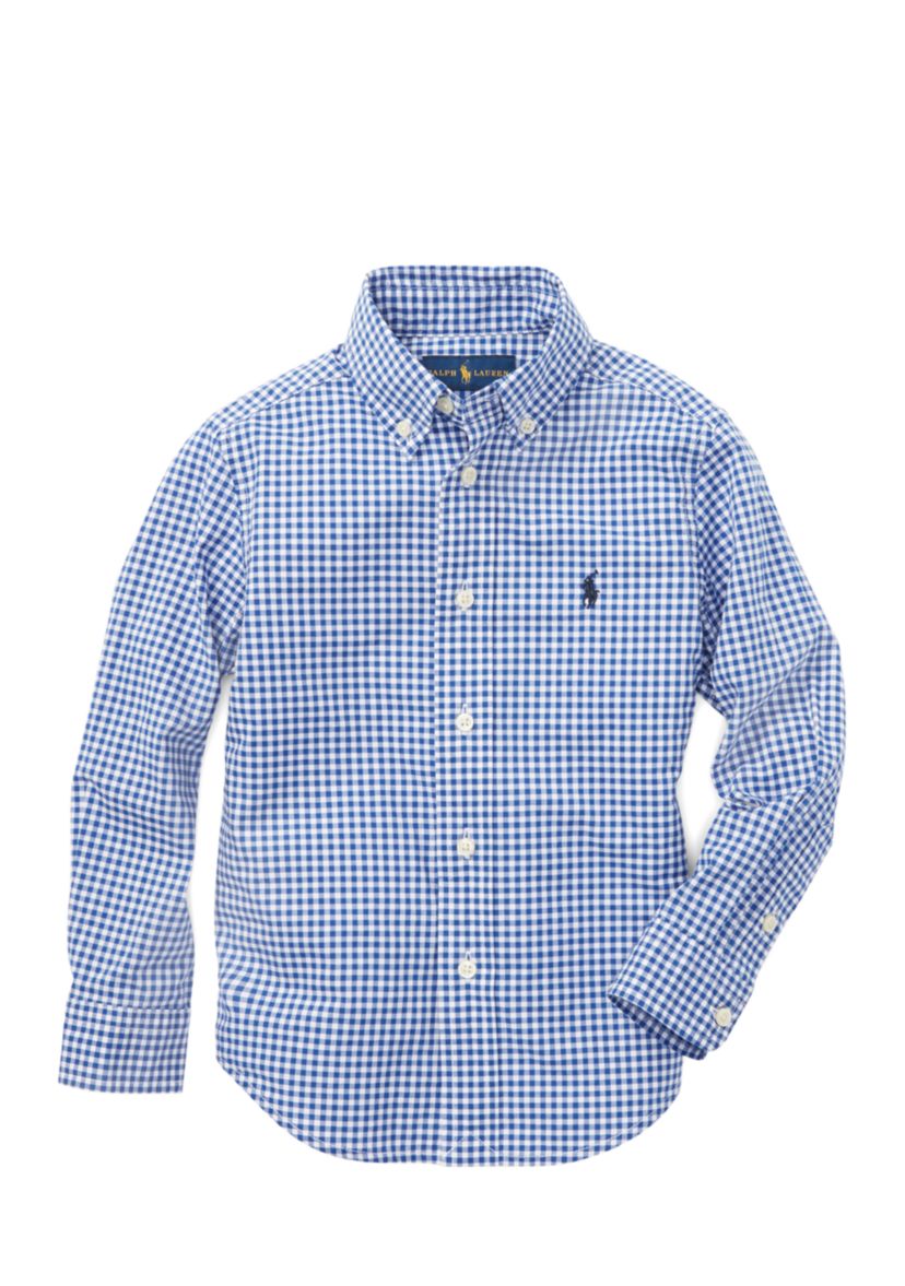 Boys 2-7 Cotton Poplin Sport Shirt