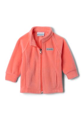 Columbia Baby Girls Benton Springs Fleece Jacket, Coral, 18 - 24 Months