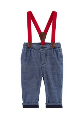 OshKosh B'gosh® Baby Boys Denim Suspenders | belk