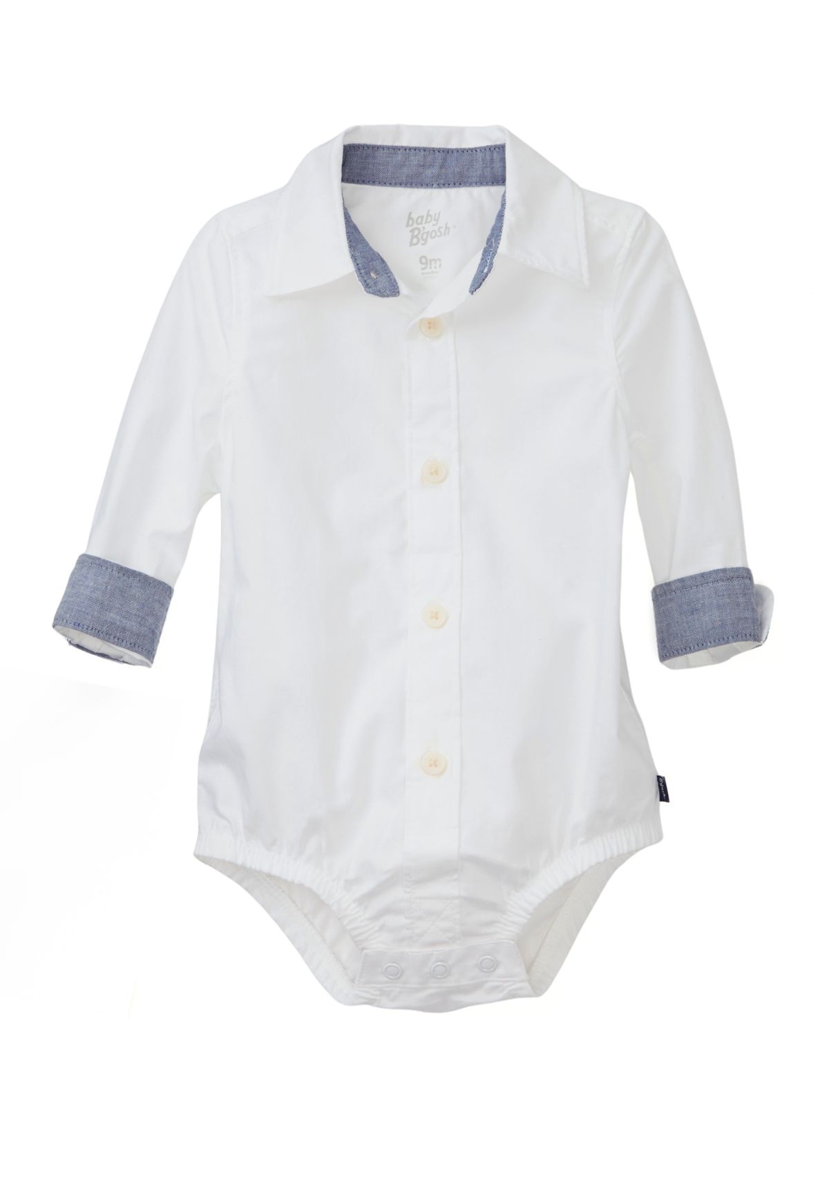 Baby Boys Woven Bodysuit