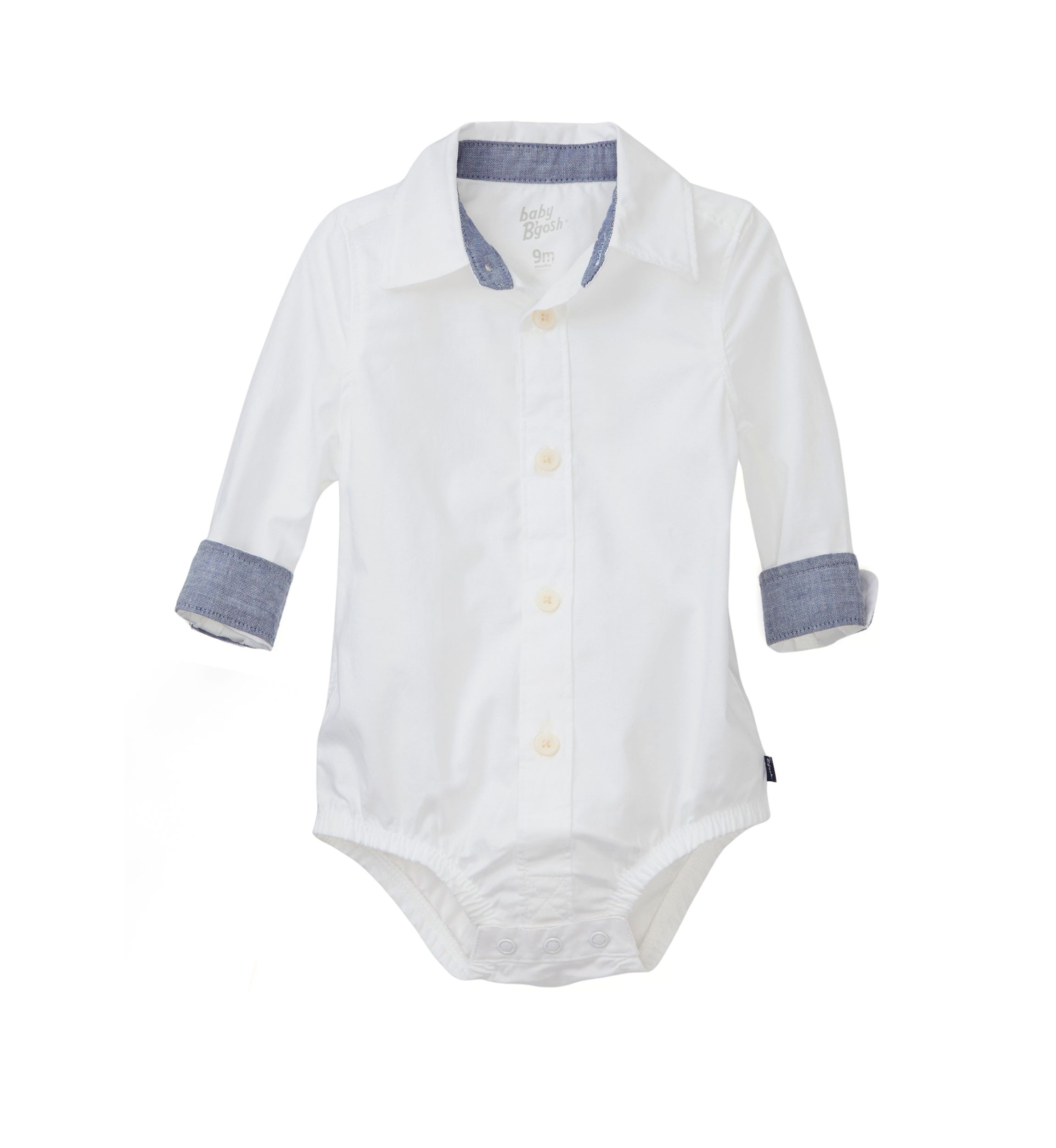 Baby Boys Woven Bodysuit