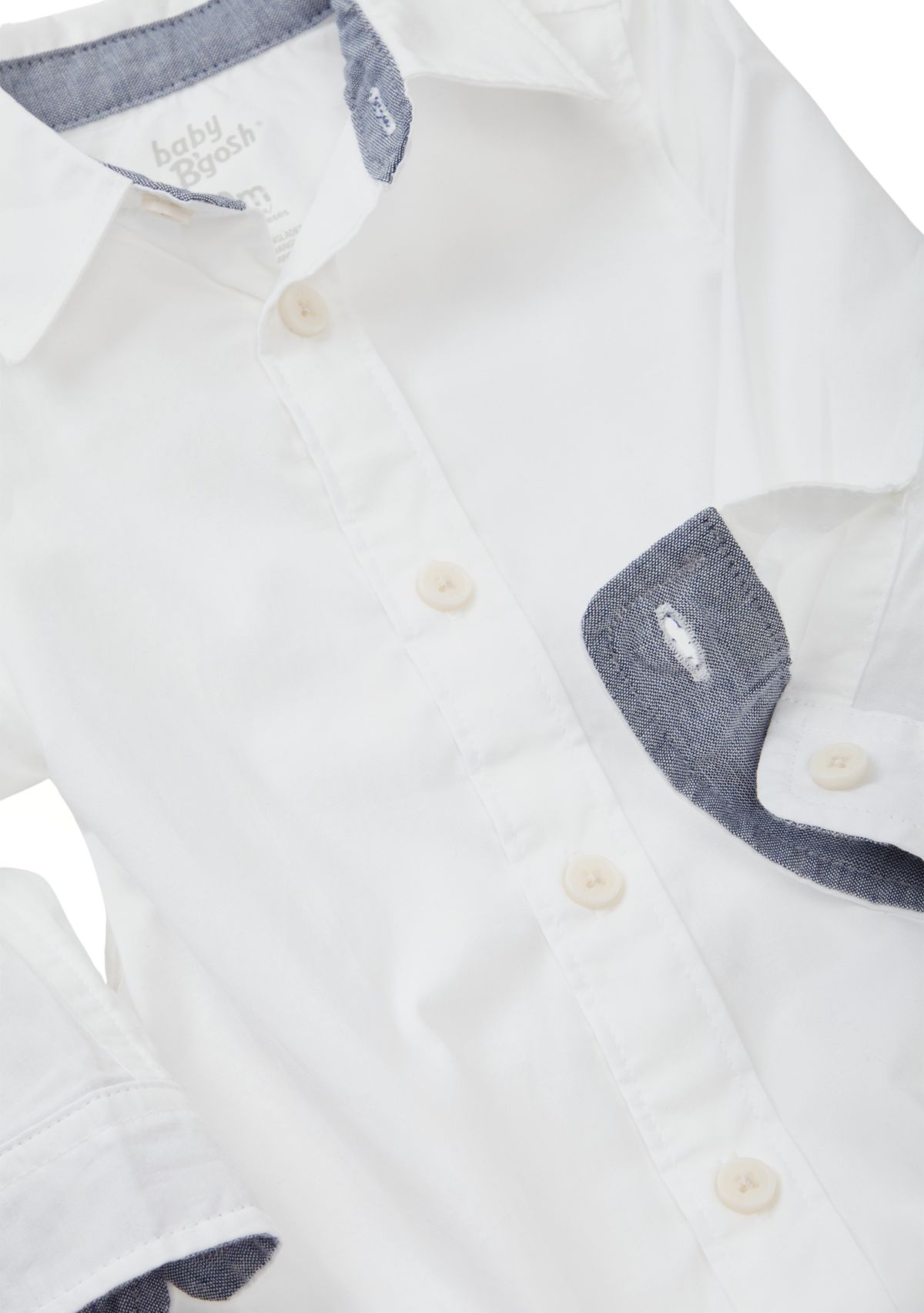 Baby Boys Woven Bodysuit