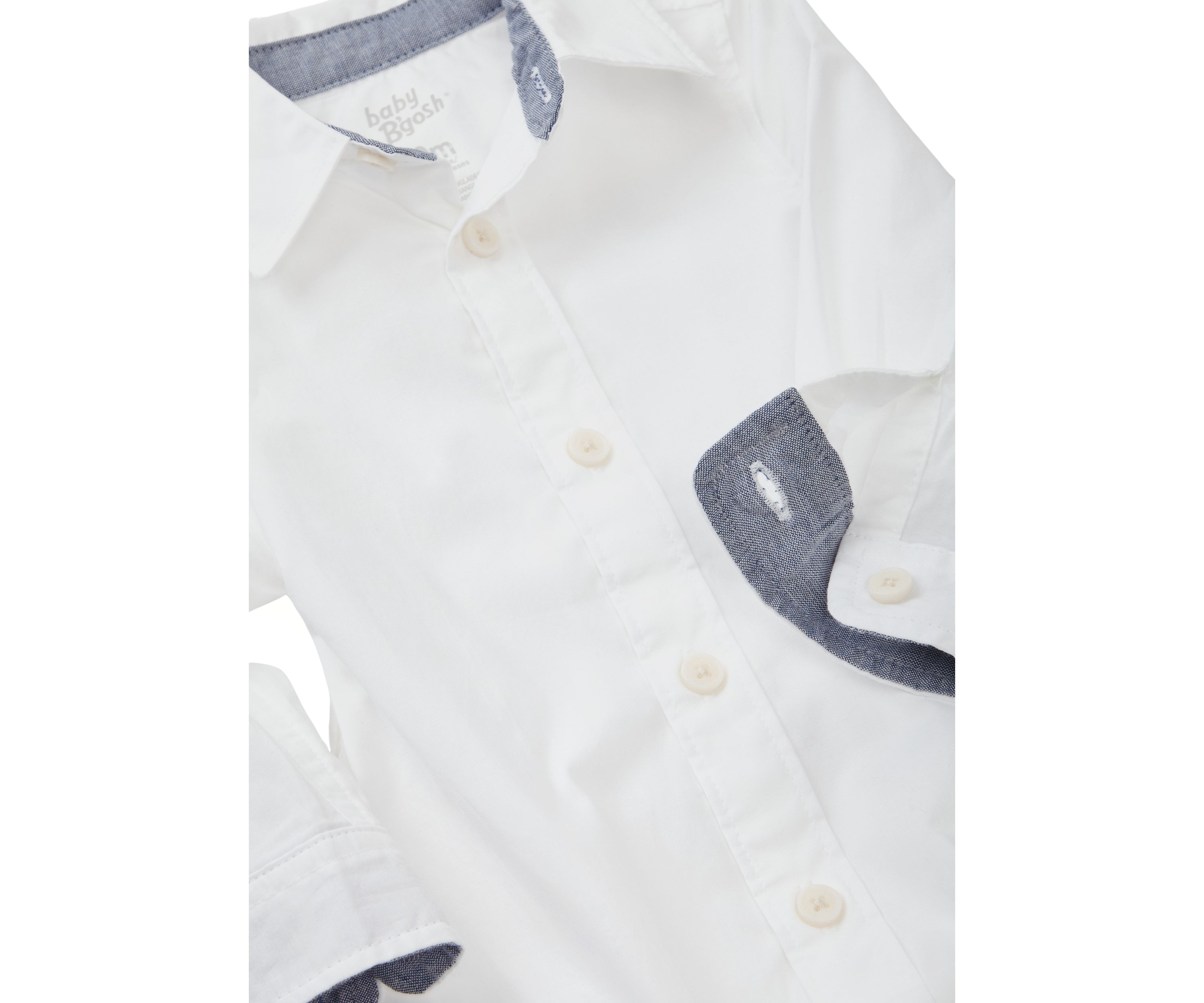 Baby Boys Woven Bodysuit