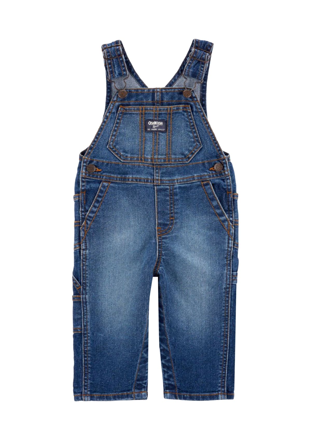 Baby Girls Denim Overalls 