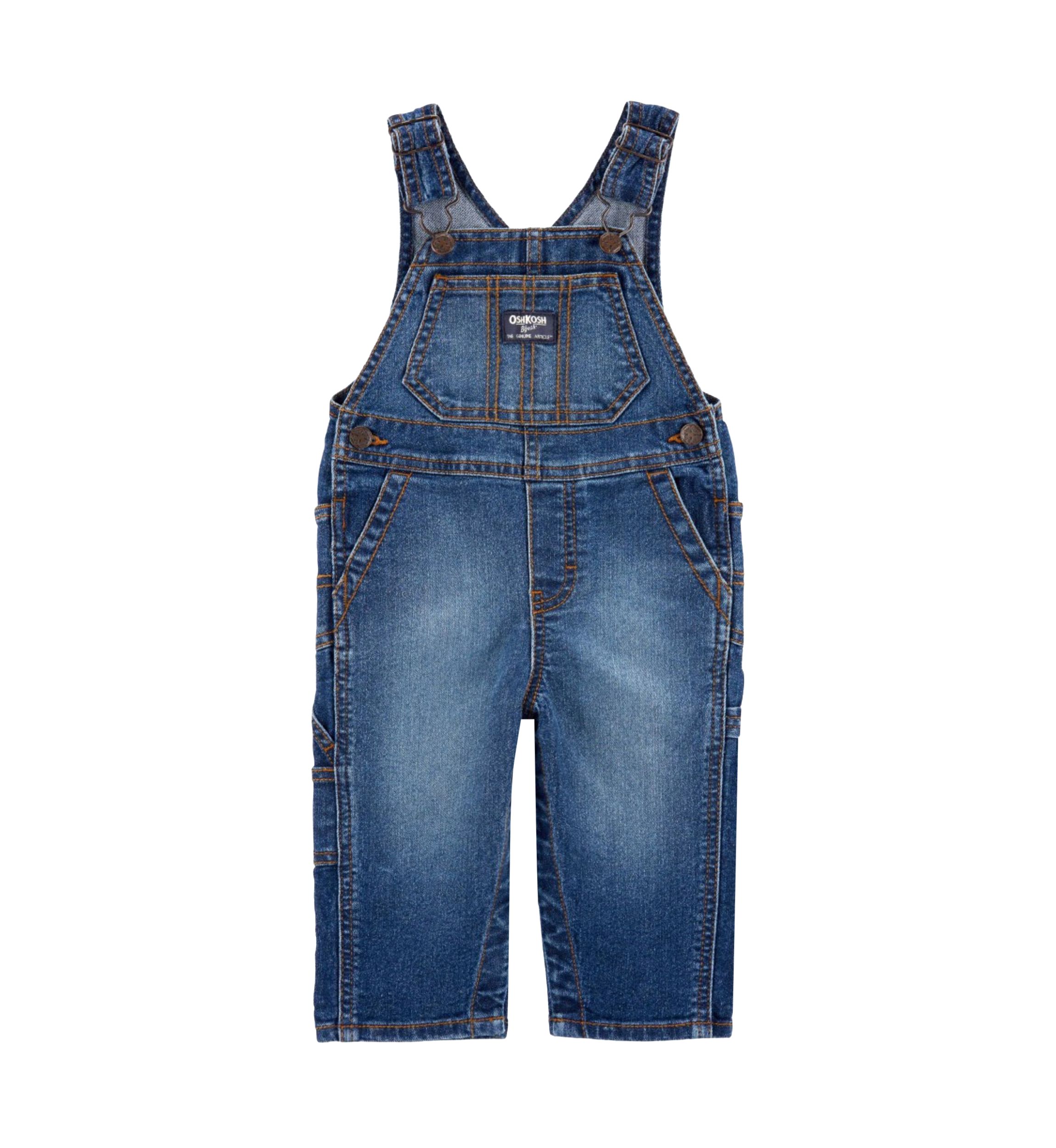 Baby Girls Denim Overalls 