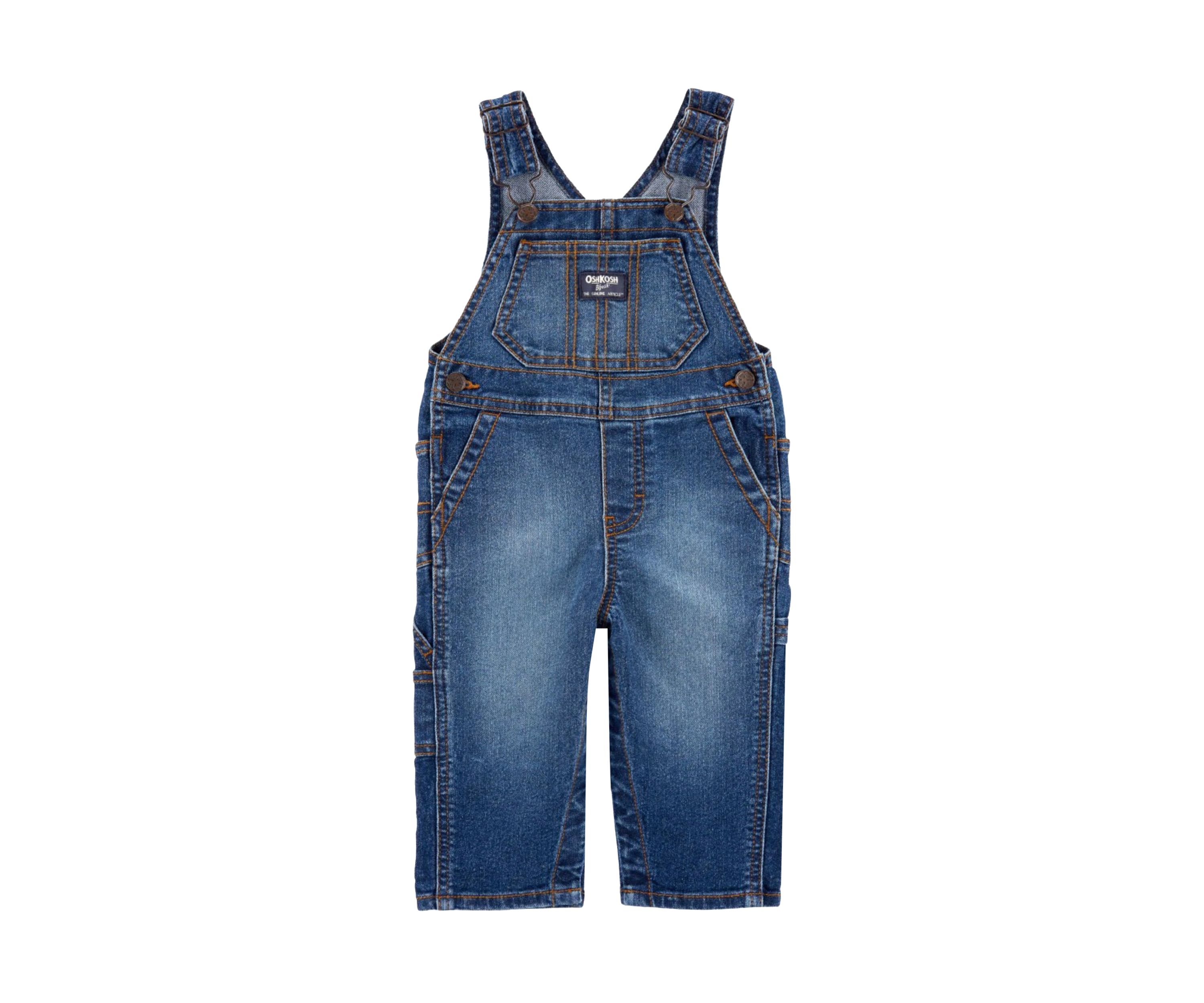 Baby Girls Denim Overalls 