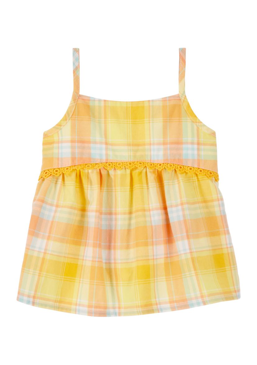 Baby Girls 2-Piece Gingham Set 