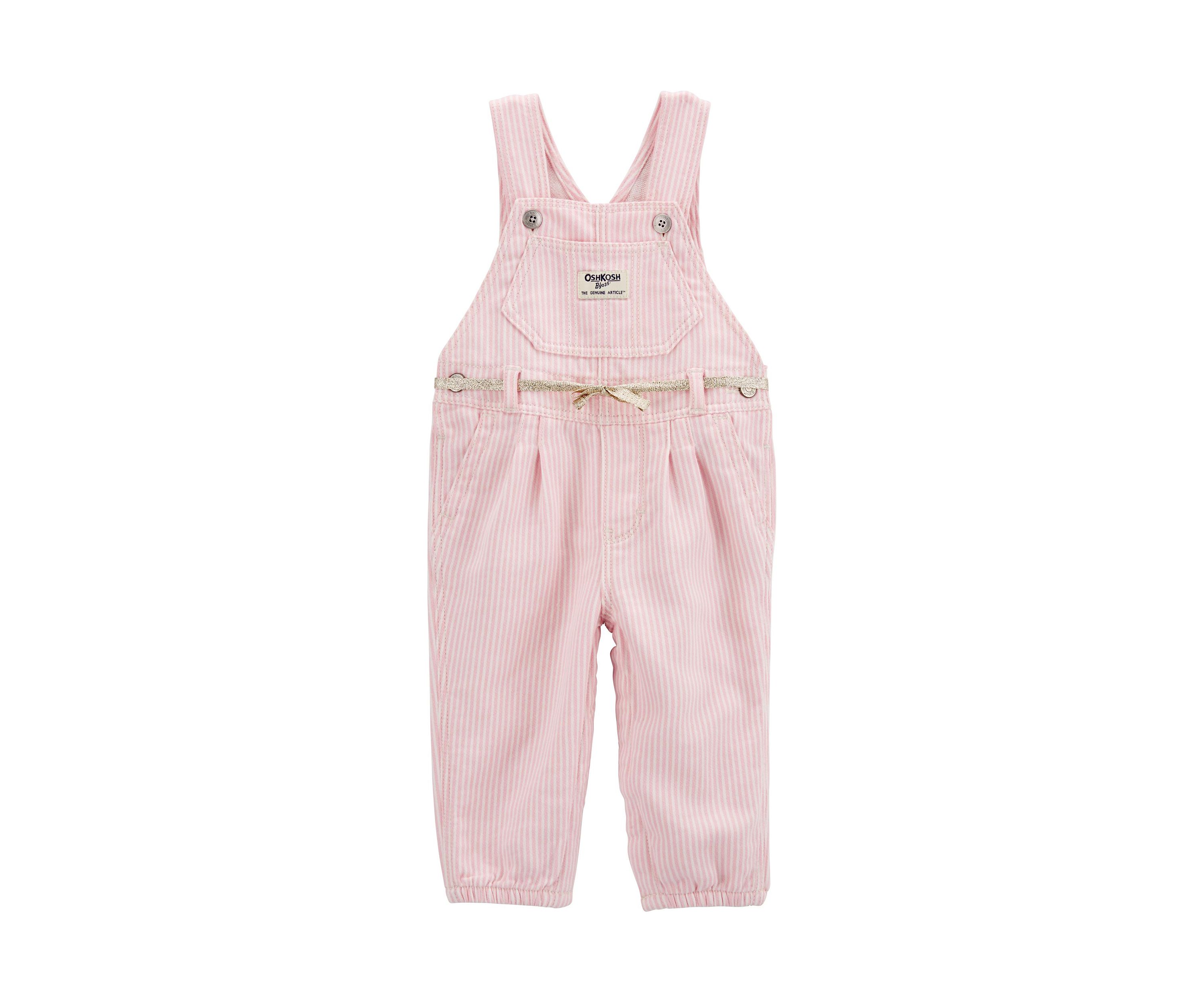 Baby Girls Knit Overalls