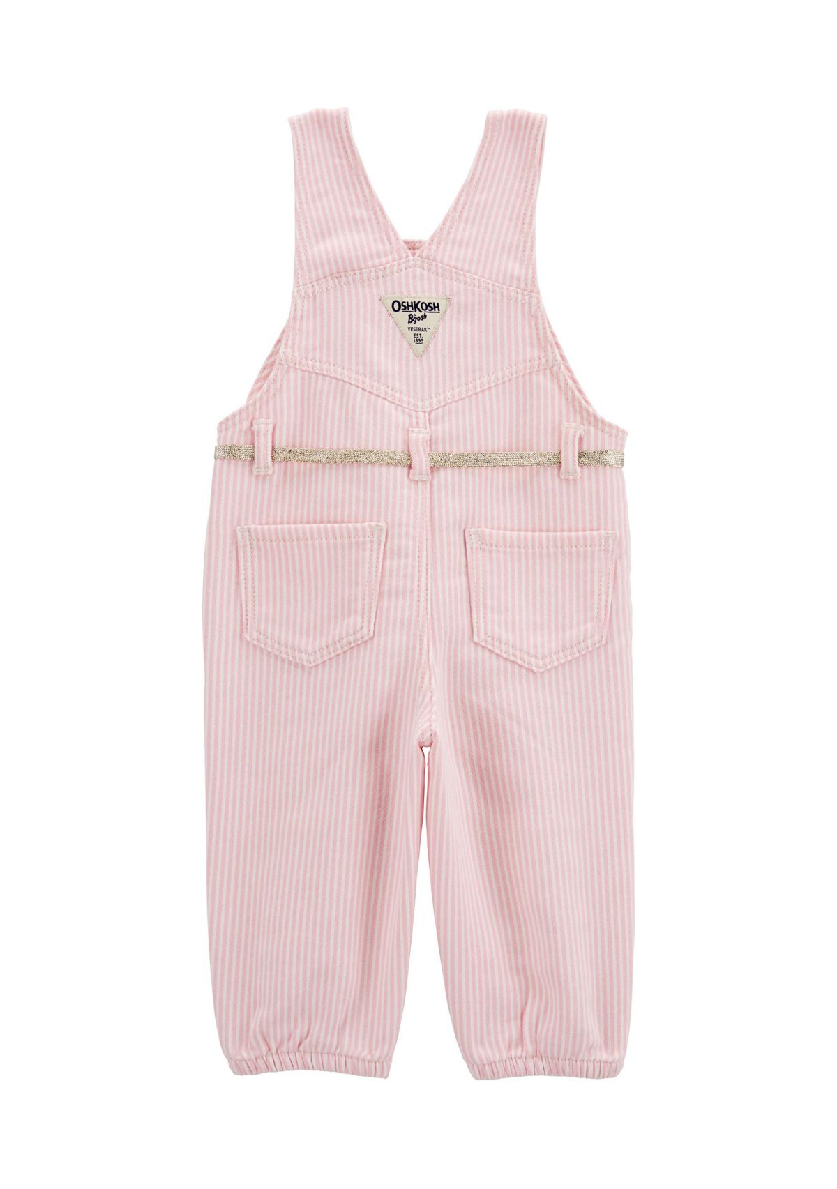 Baby Girls Knit Overalls