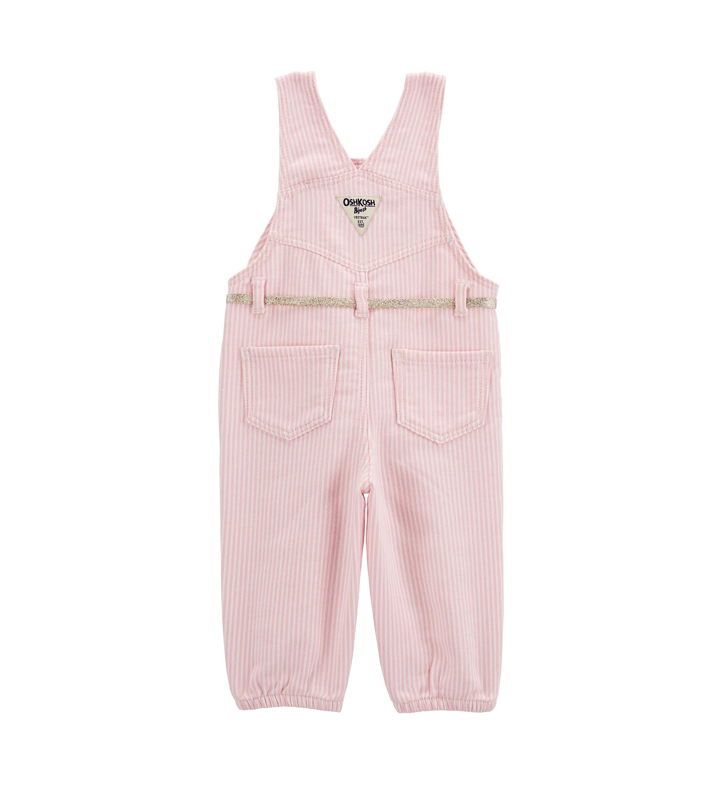 Baby Girls Knit Overalls