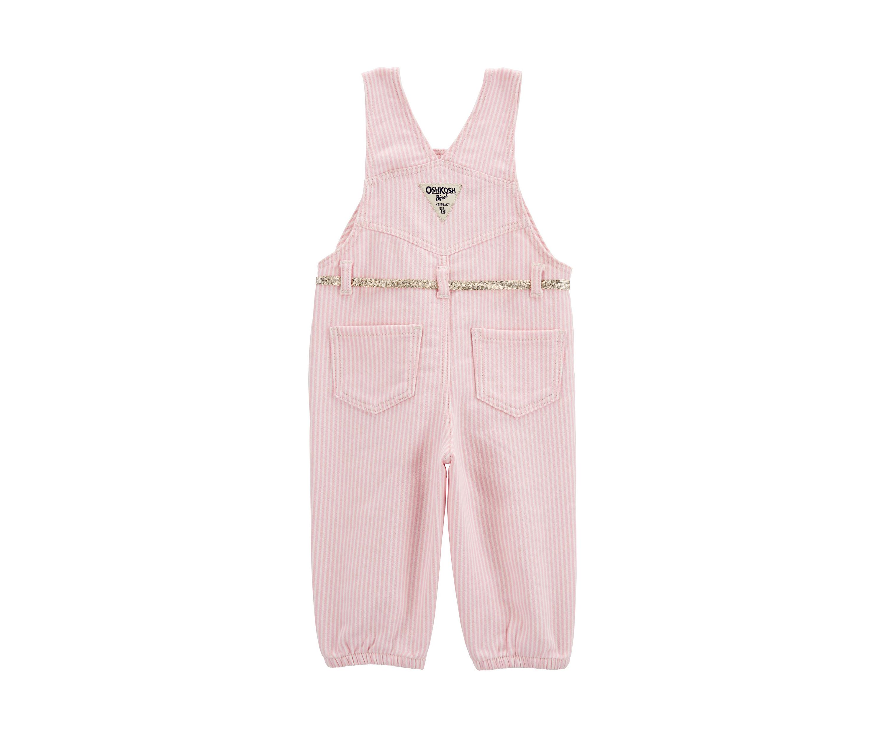 Baby Girls Knit Overalls
