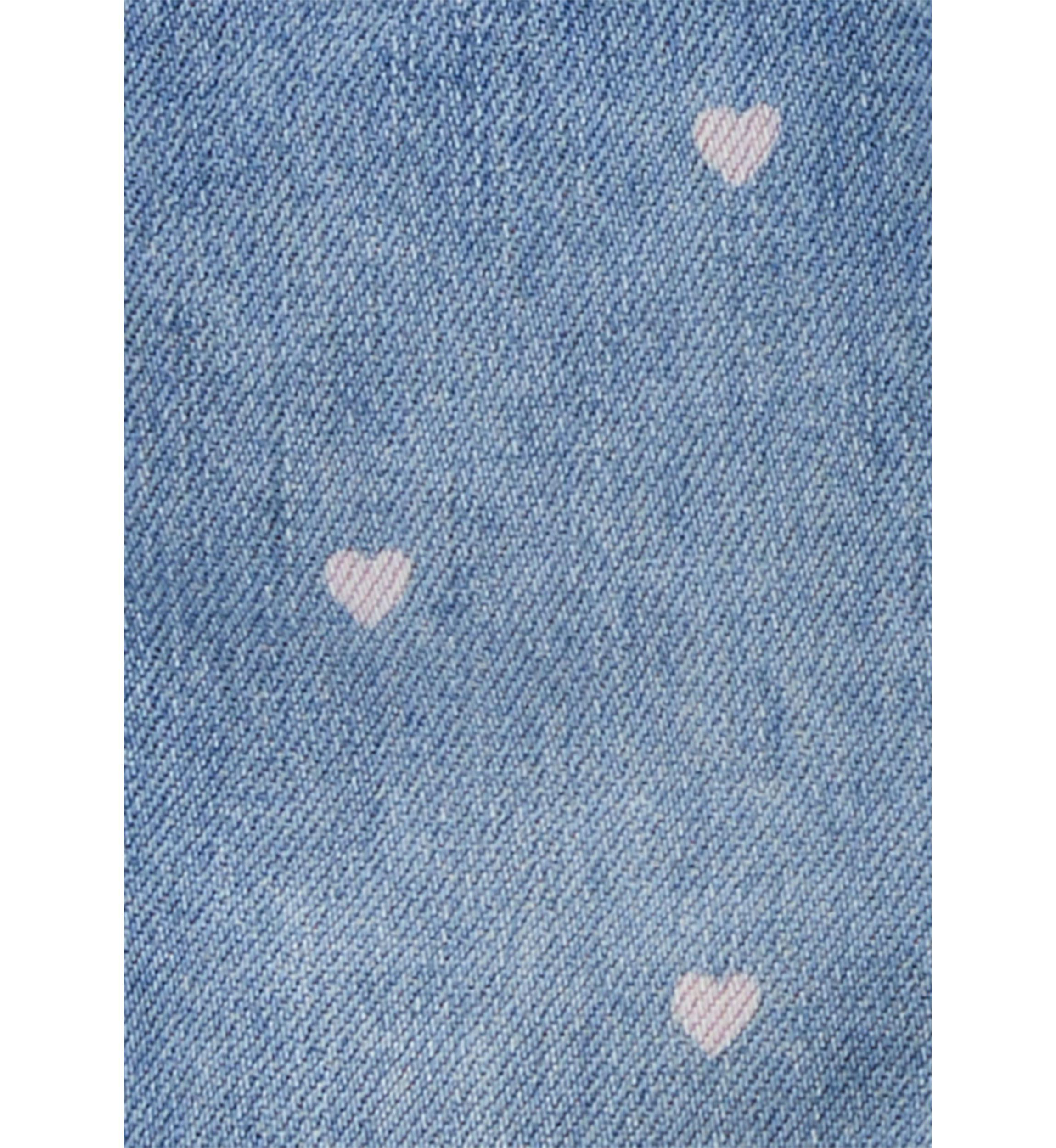 Baby Girls Heart Overalls