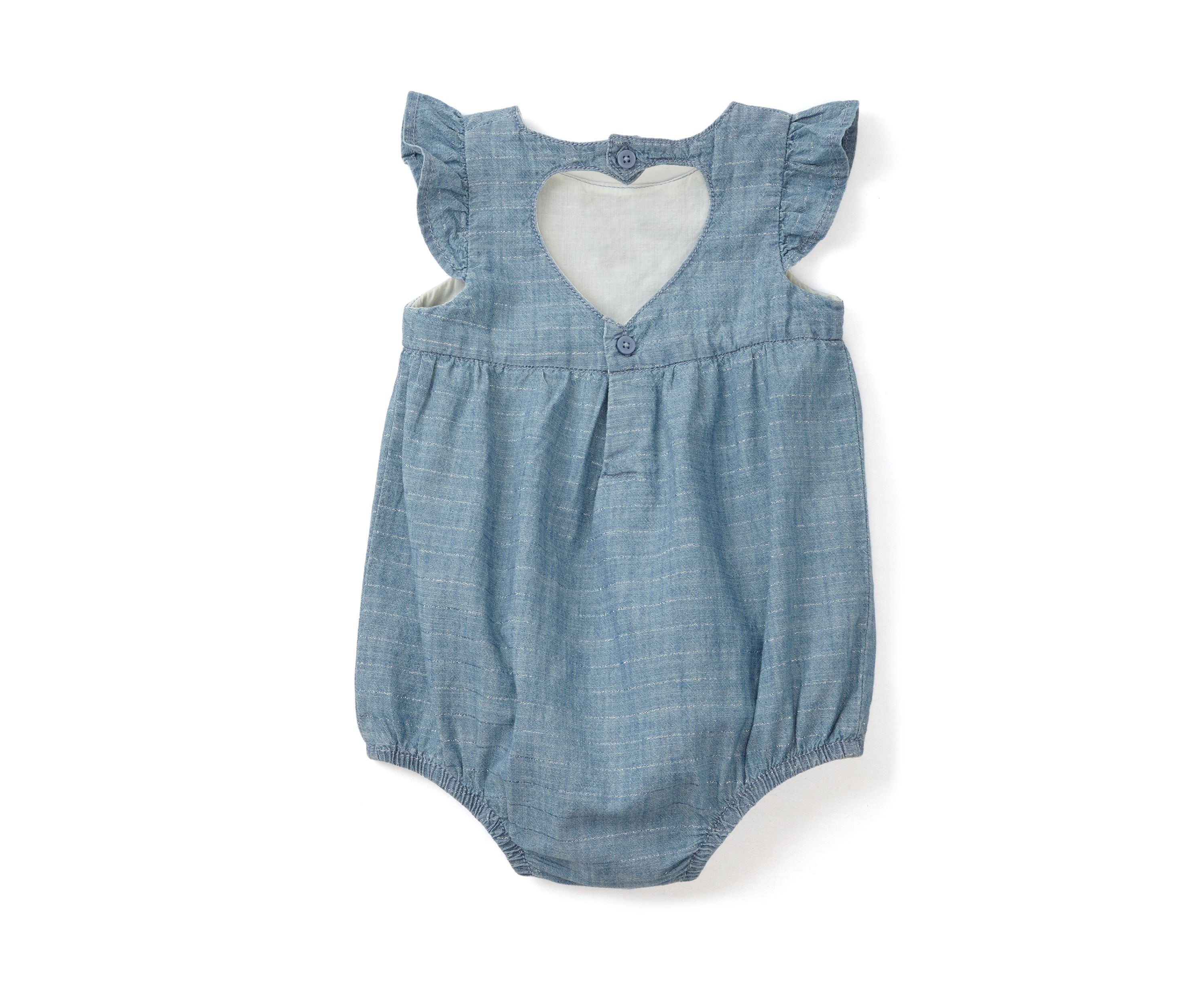 Baby Girls Heart Bubble Bodysuit