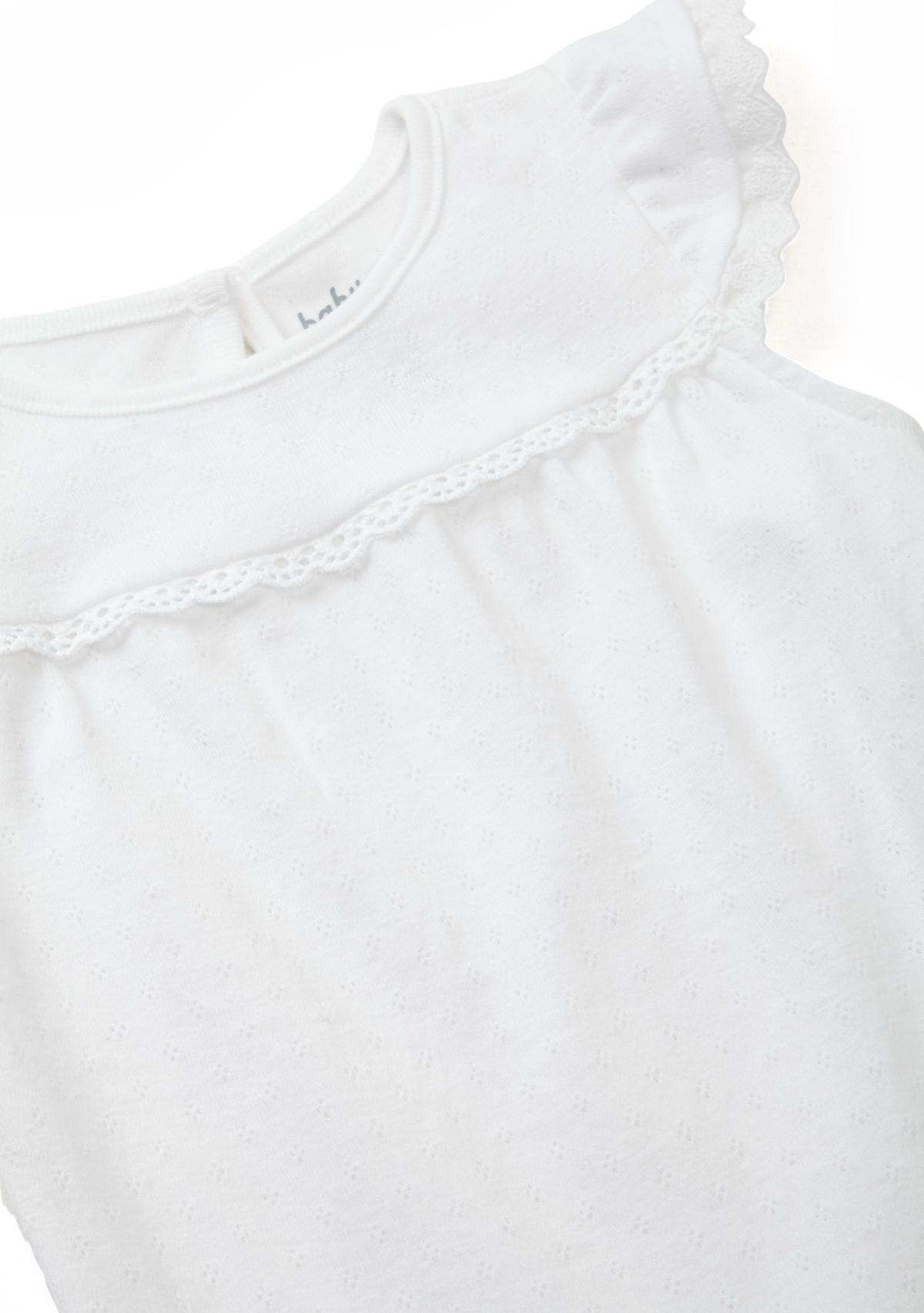 Baby Girls Pointelle Knit Bodysuit