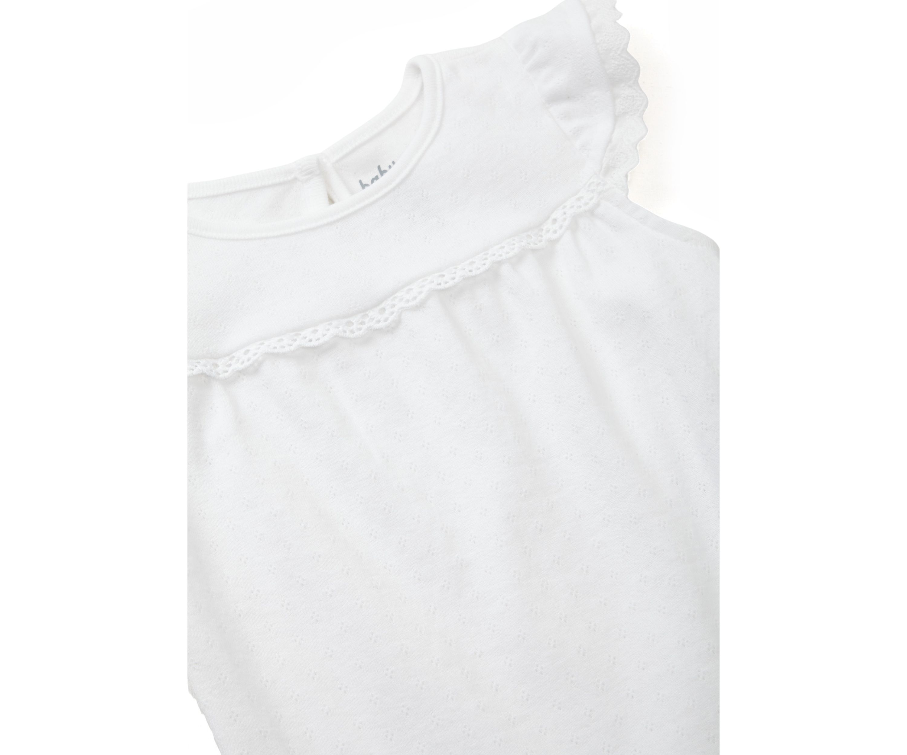 Baby Girls Pointelle Knit Bodysuit