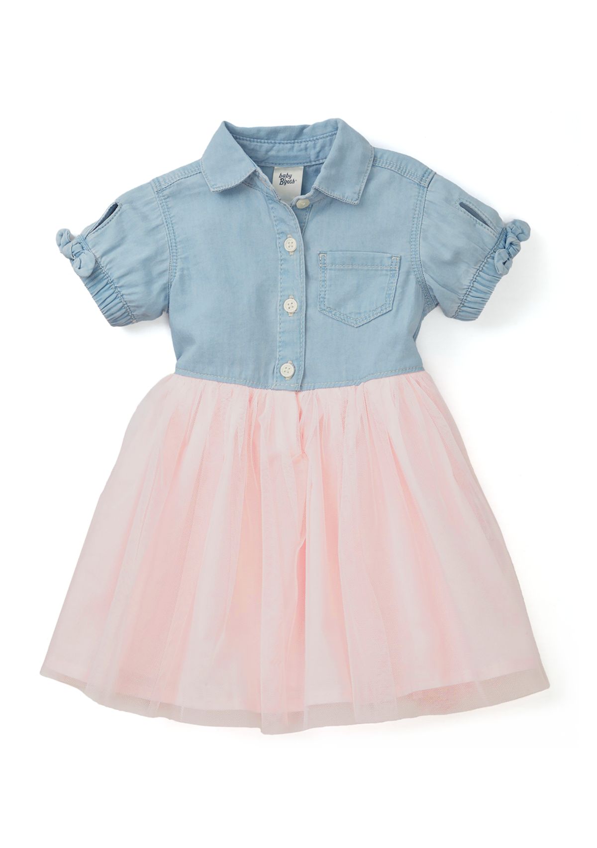Baby Girls Denim Tulle Dress