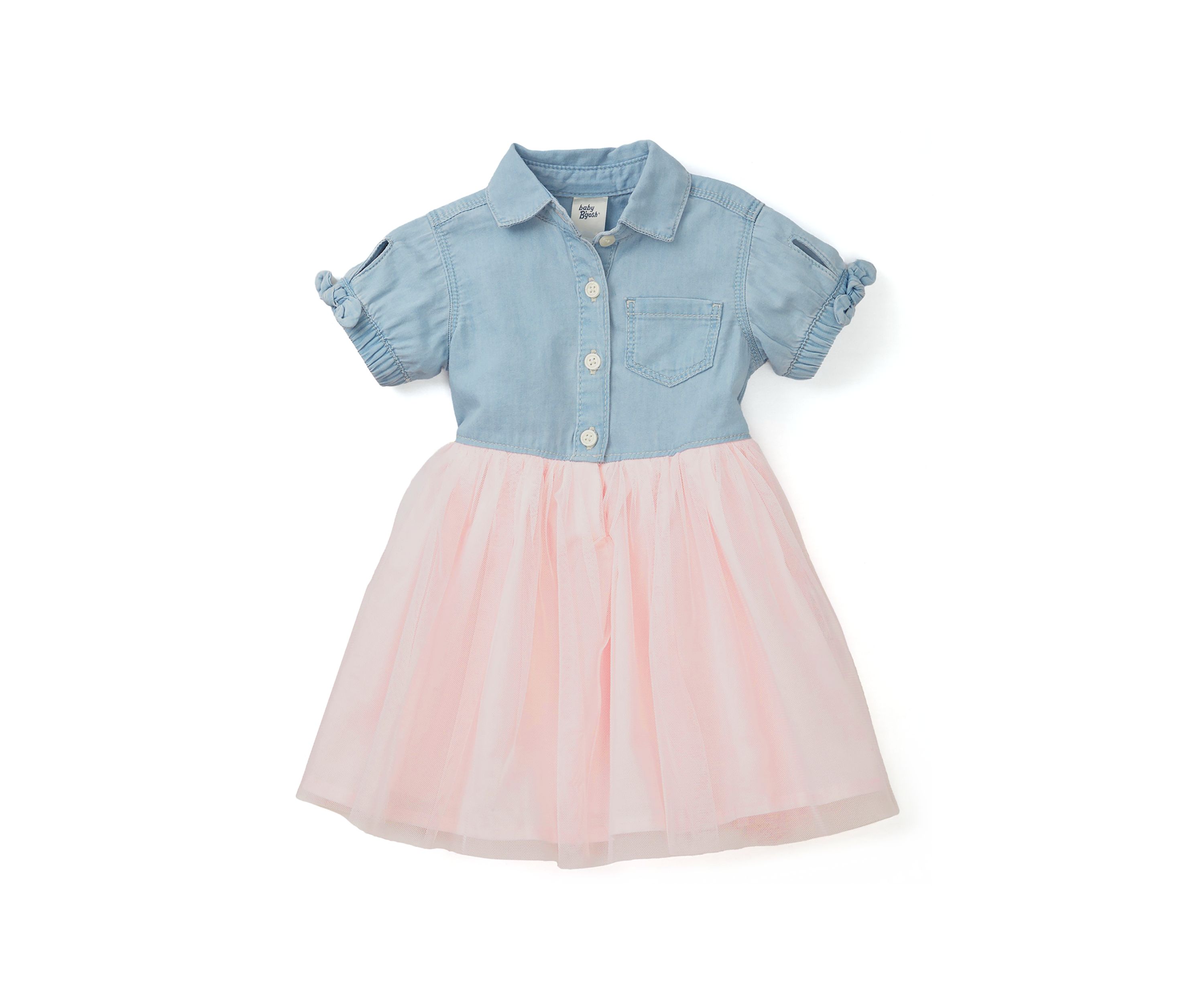 Baby Girls Denim Tulle Dress