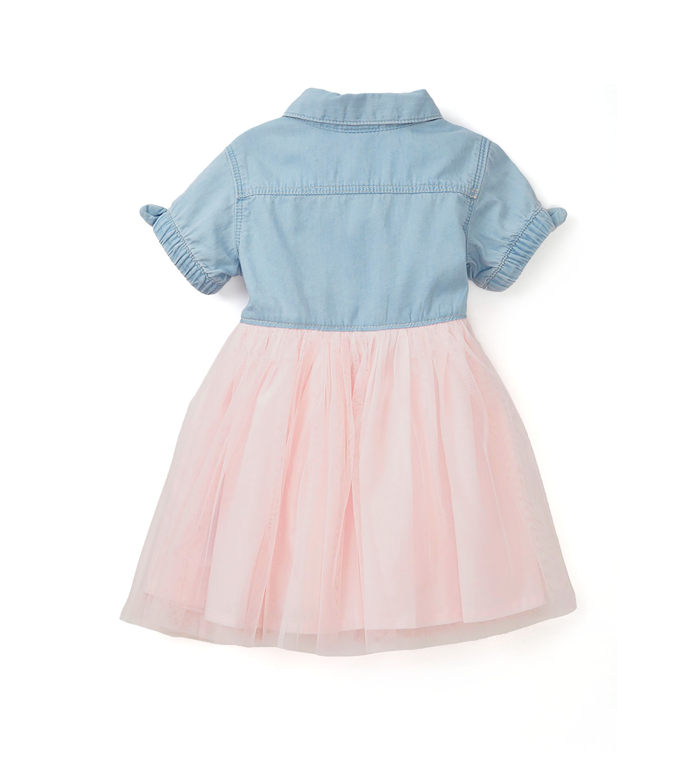 Baby Girls Denim Tulle Dress