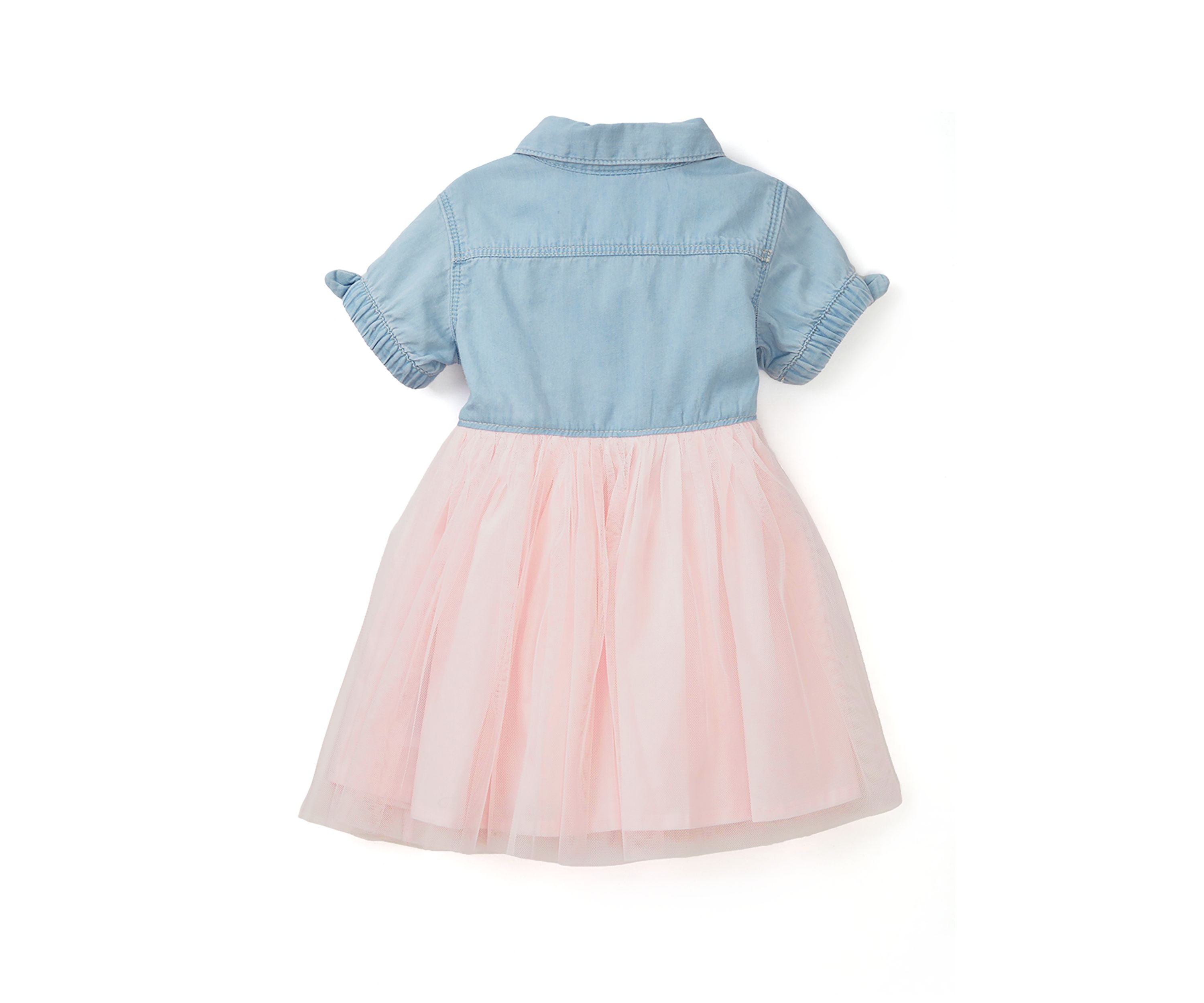 Baby Girls Denim Tulle Dress