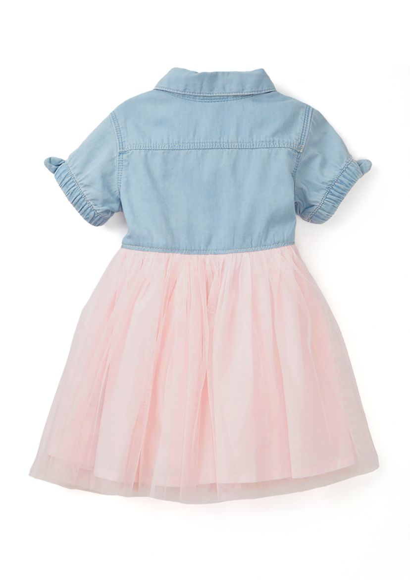 Baby Girls Denim Tulle Dress