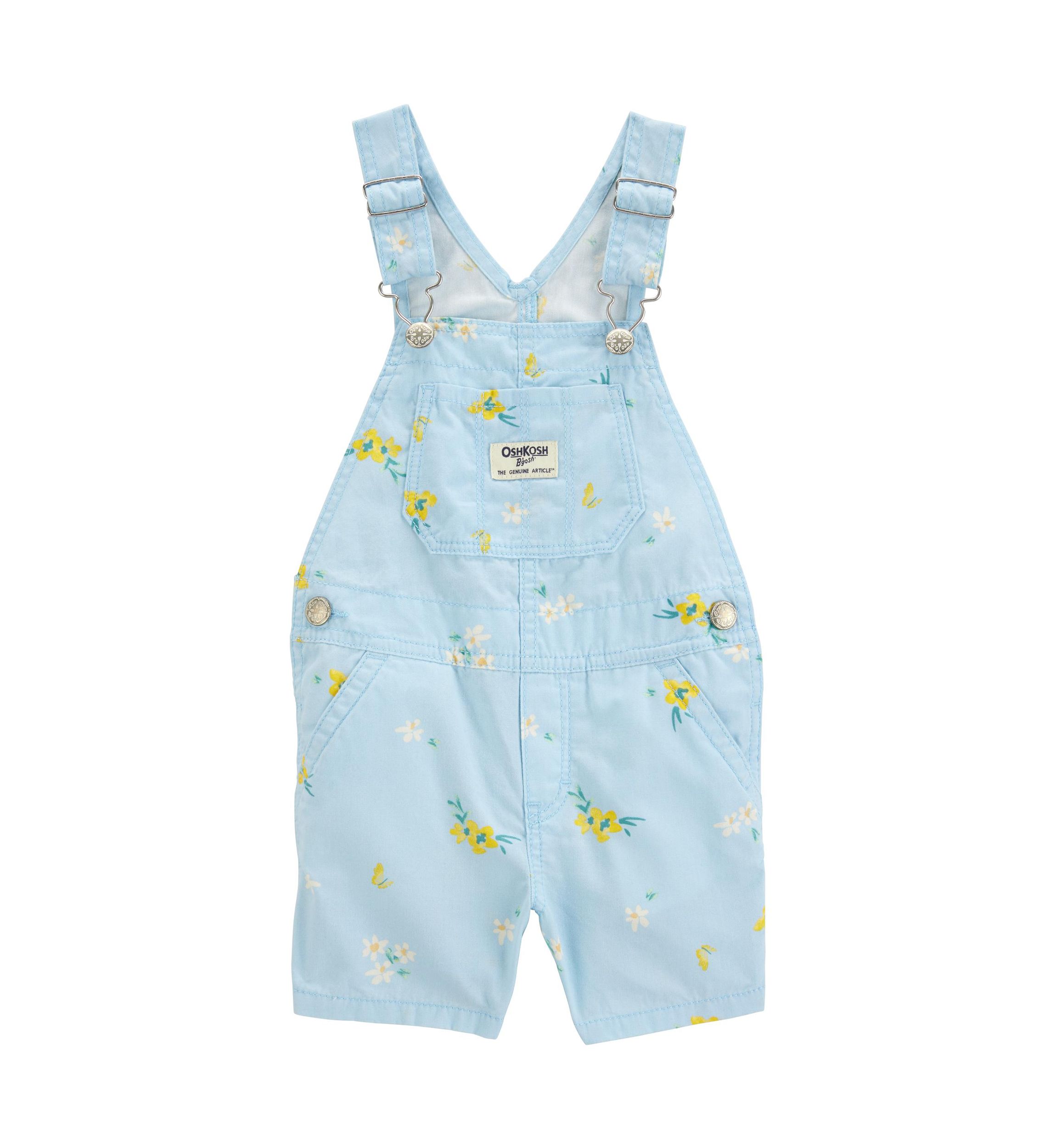 Baby Girls Woven Shortalls