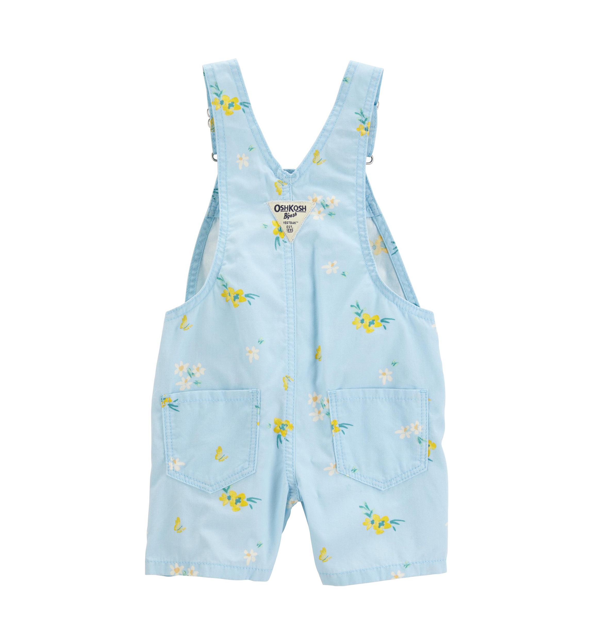 Baby Girls Woven Shortalls
