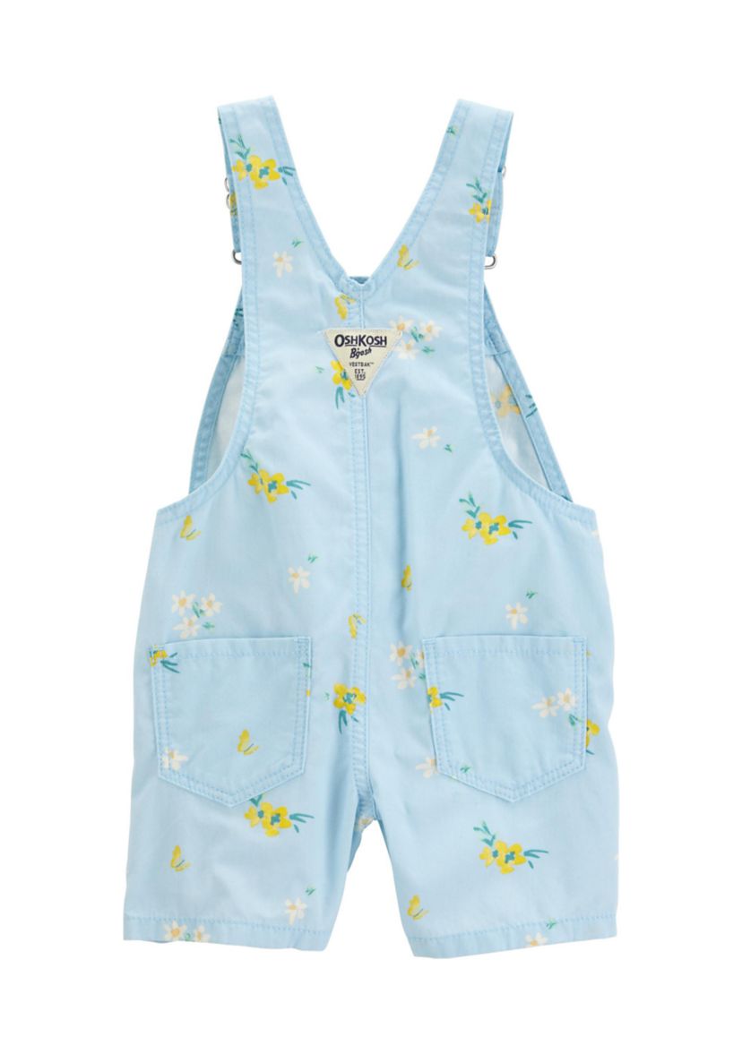 Baby Girls Woven Shortalls